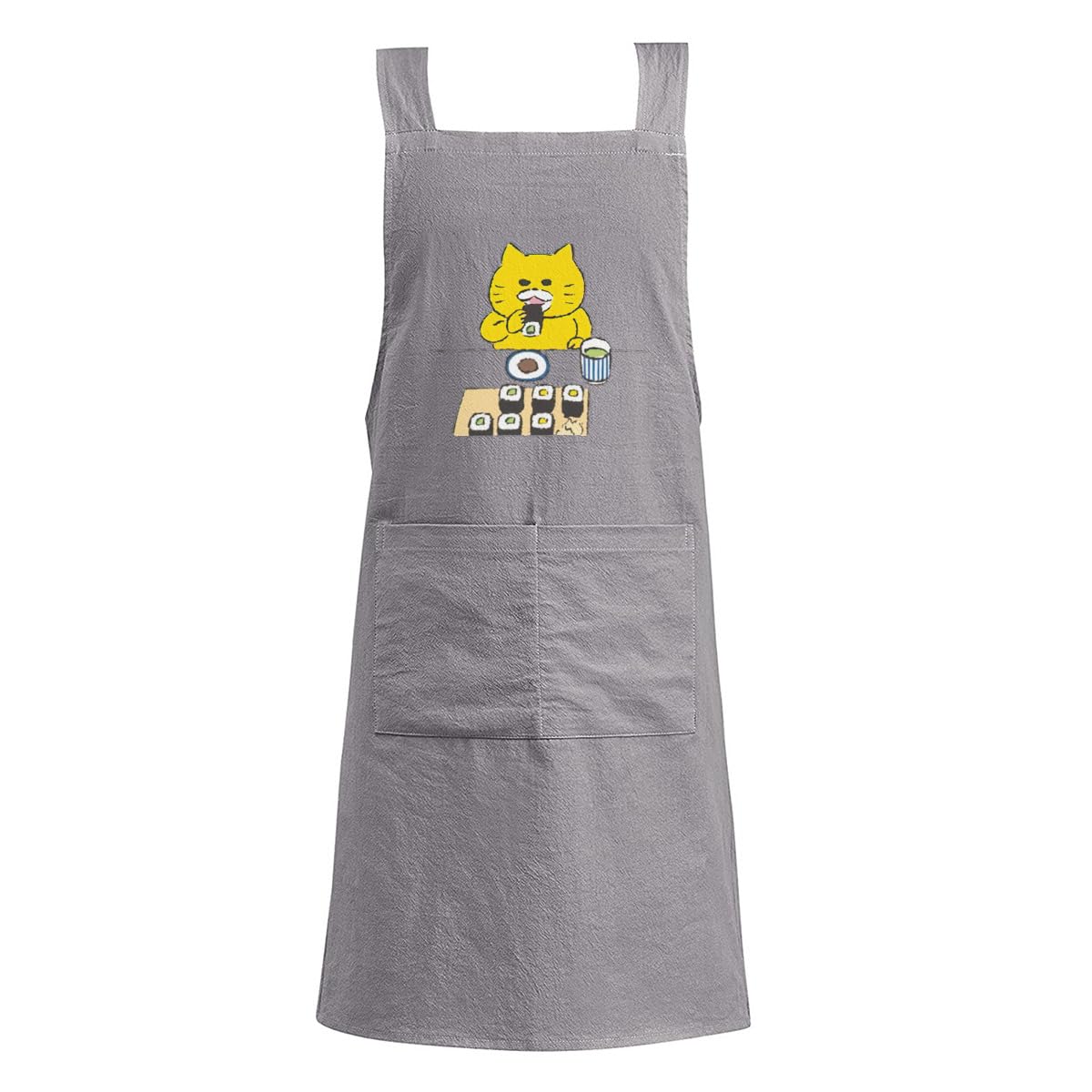 Amazon｜ノラネコぐんだん エプロン カフェエプロン レディース メンズ